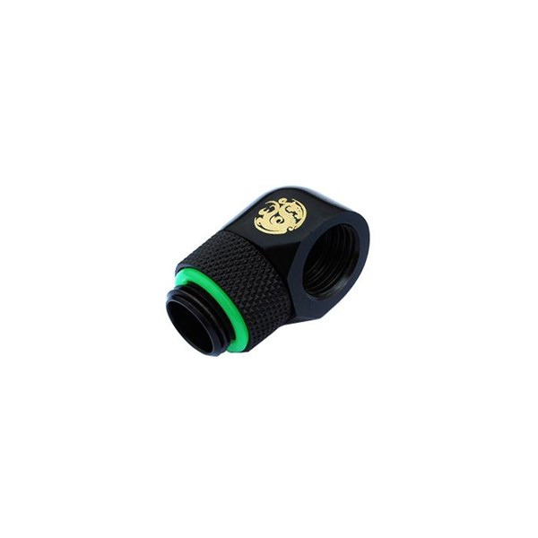 Bitspower Rotary 90-Degree Extender Fitting - Matte Black