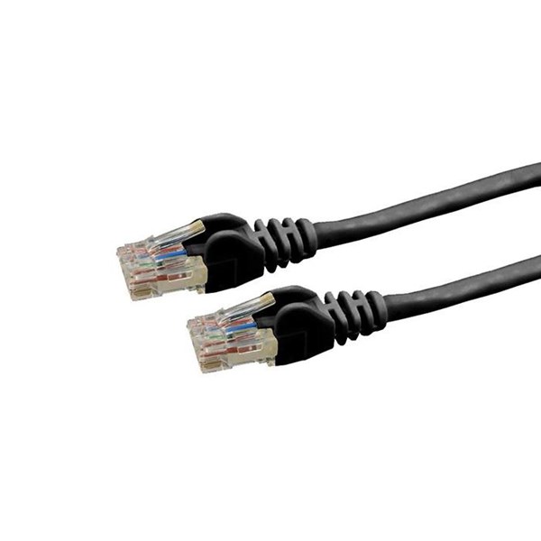 Dynamix Cat 6 Black UTP Network Patch Lead - 5m