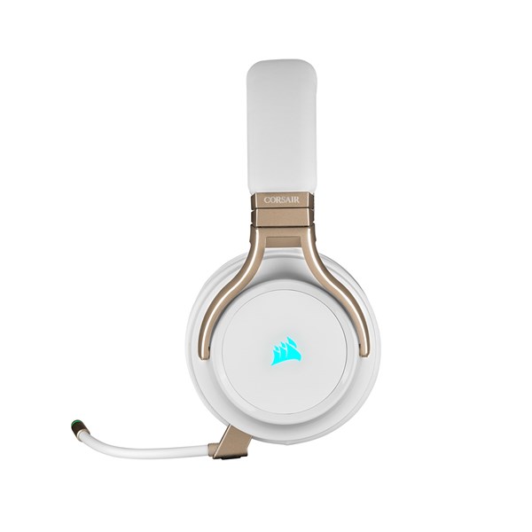 Corsair VIRTUOSO RGB Wireless High-Fidelity Gaming Headset - Pearl