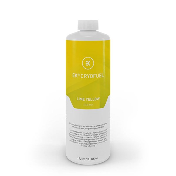 EKWB EK-CryoFuel Lime Yellow (Premix 1000mL)
