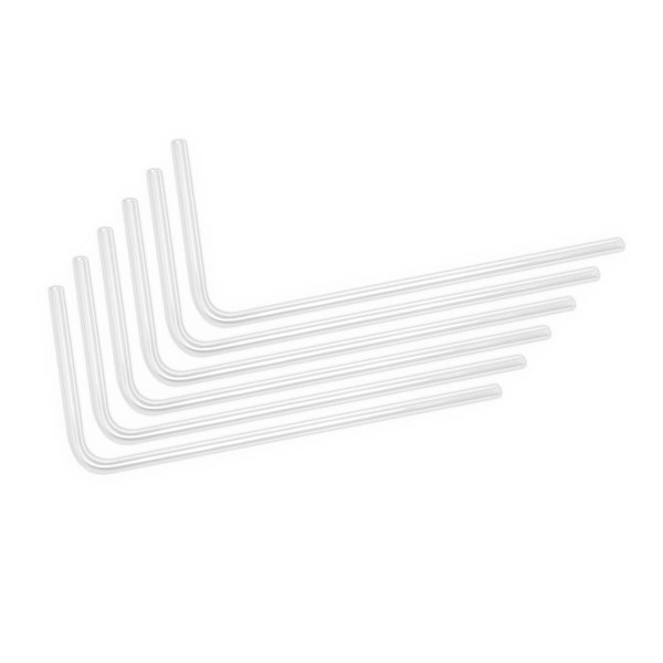 EKWB EK-Loop Hard Tube 14mm 0.8m Pre-Bent 90° - Acrylic (6pcs)