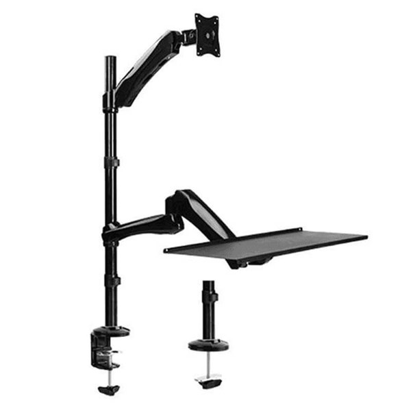 Lumi DWS01-C02 Single Monitor Sit-Stand Workstation