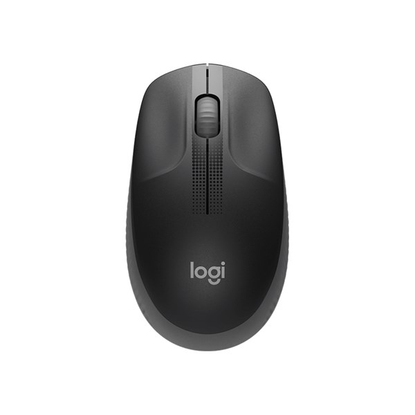 Logitech M190 Full Size Wireless Mouse Charcoal