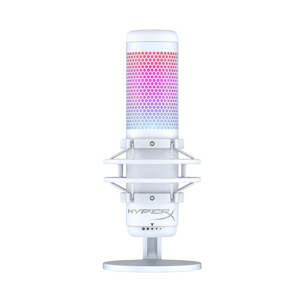 HyperX Quadcast S RGB USB Microphone - White