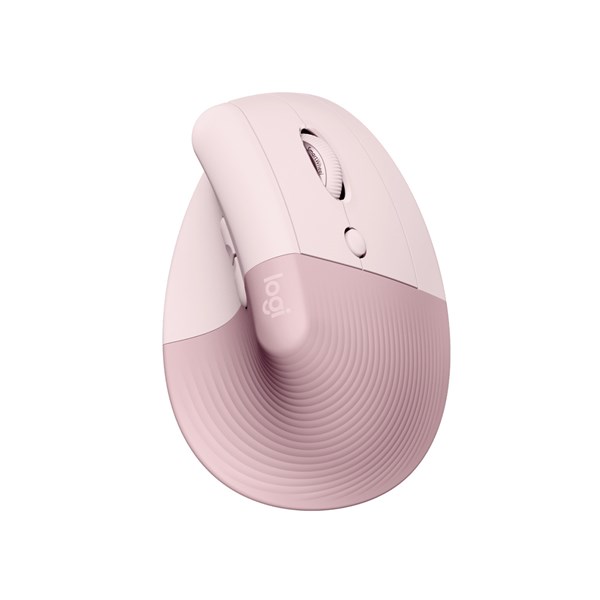 Logitech MX Lift Vertical Ergonomic Wireless Mouse - Rose