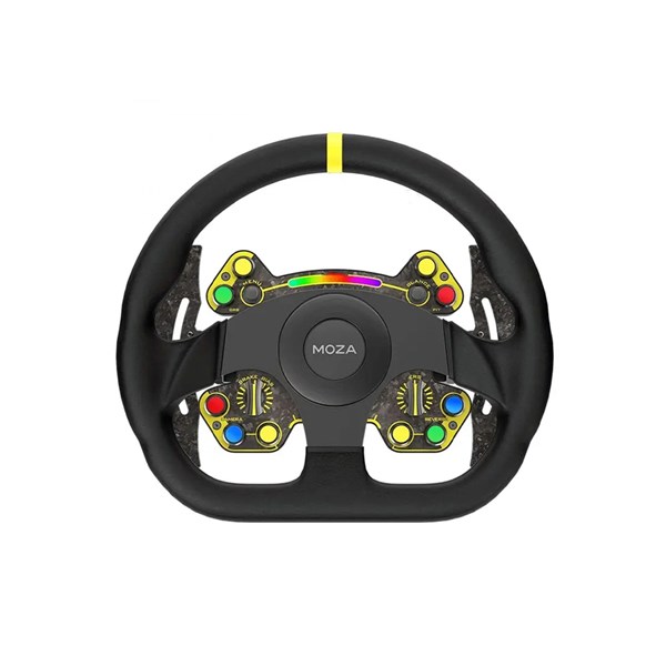 MOZA RS D-Shape Steering Wheel - Leather
