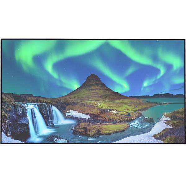 XY Screen Ambient Light Rejecting 150" Projector Screen Black Crystal