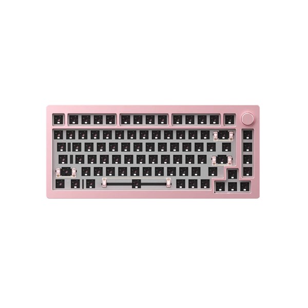 Akko MonsGeek M1 Aluminum QMK 75% RGB Barebones Mechanical Keyboard DIY Kit - Rose Gold