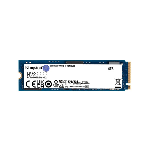 Kingston NV2 4TB M.2 Gen4 NVMe SSD