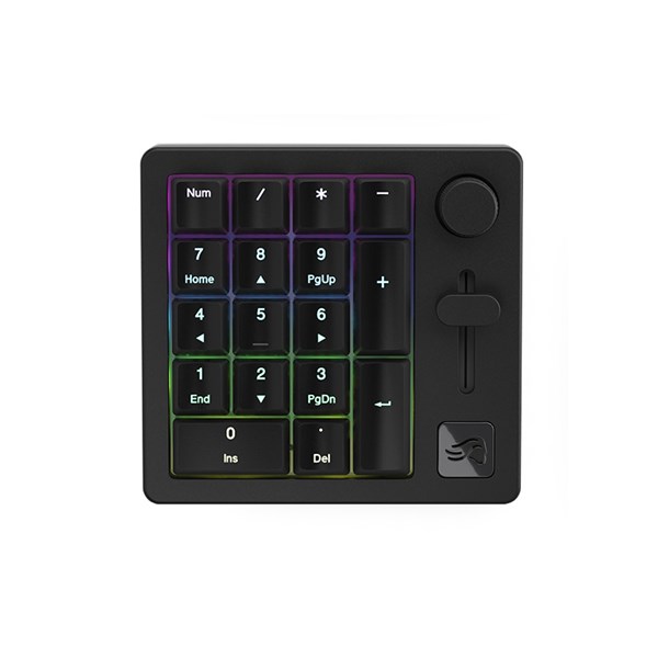 Glorious Hot-Swappable RGB Numpad Prebuilt - Black Slate