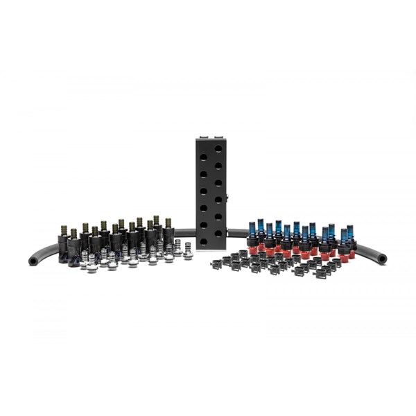 EKWB EK-Pro Quick Disconnect Manifold 2CPU 4GPU kit
