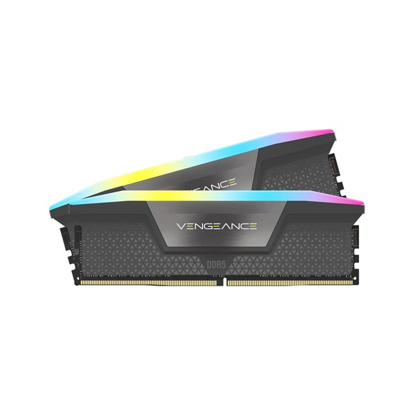 Corsair CMH32GX5M2E6000Z36 Vengeance RGB 32GB (2X16GB) DDR5-6000 CL36 AMD EXPO & Intel XMP - Grey