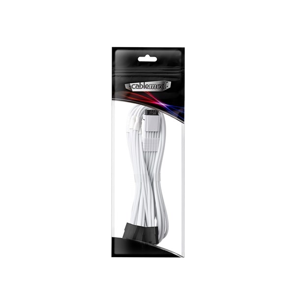 CableMod ModMesh Sleeved 12VHPWR StealthSense PCI-e Extension - White