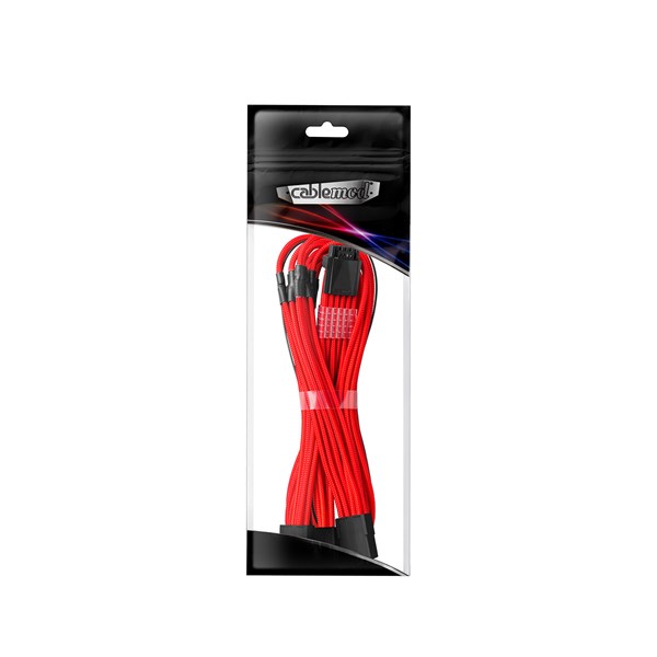 CableMod Pro ModMesh Sleeved 12VHPWR StealthSense PCI-e Extension - Red