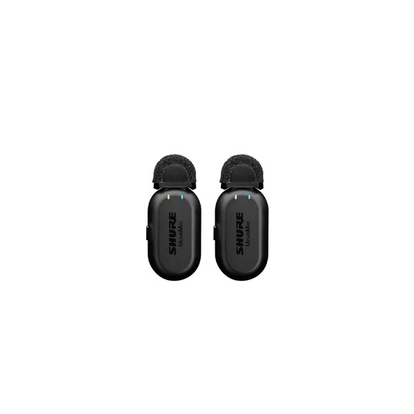 Shure MoveMic Two Two-Channel Wireless Lavalier Microphones