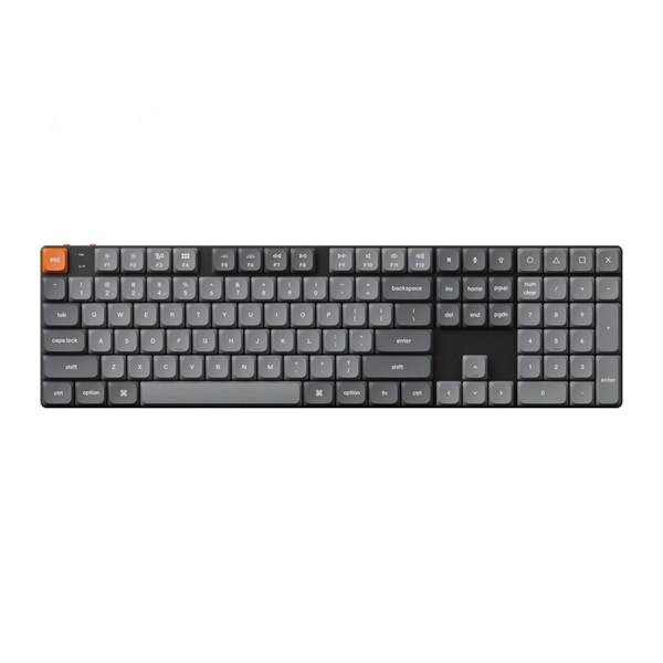 Keychron K5 Max K5M-B1 RGB Ultra-Slim Wireless Mechanical Keyboard - Low Profile Gateron Red