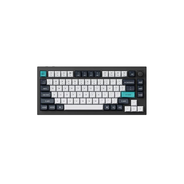 Keychron Q1 Max Q1M-M3 RGB QMK/VIA Wireless Hot-Swappable Mechanical Keyboard - Gateron Jupiter Brown
