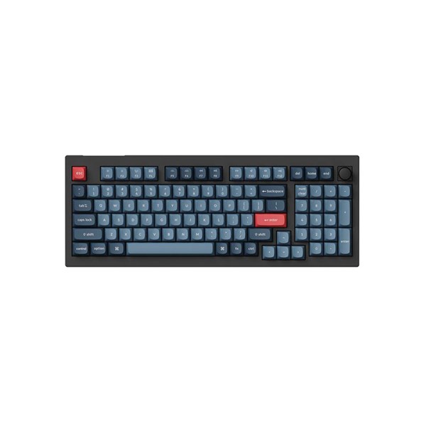 Keychron V5 Max V5M-D1 RGB QMK/VIA Wireless Hot-Swappable Mechanical Keyboard - Gateron Jupiter Red