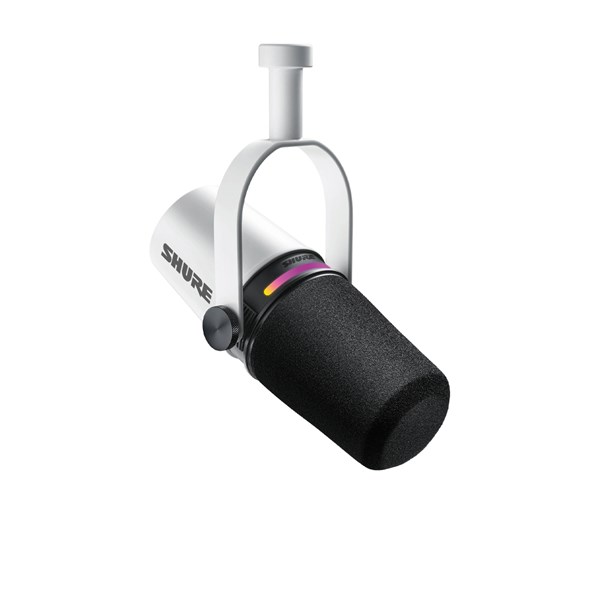 Shure MV7+ Podcast Microphone White
