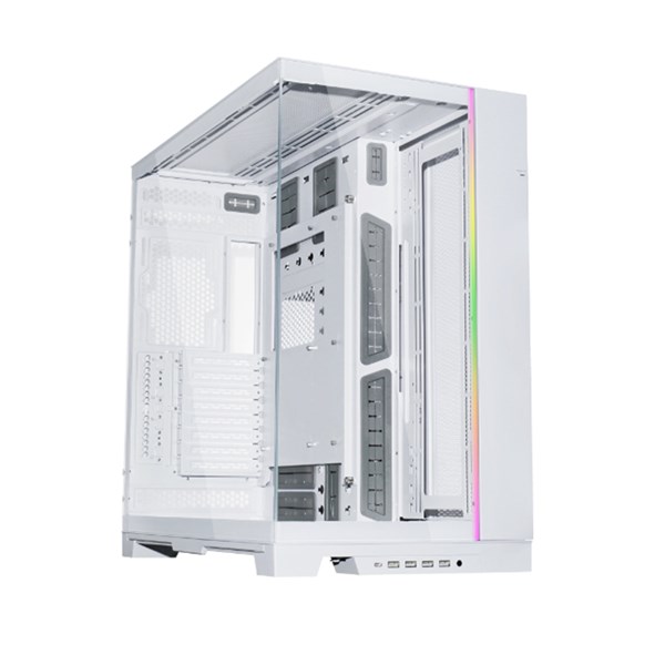 Lian-Li O11D EVO XL RGB ATX Mid Tower Case - TG White
