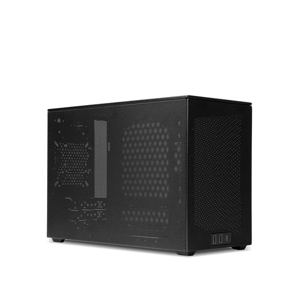 SSUPD Meshroom D Mini ITX Case - Full Mesh - Charcoal Black