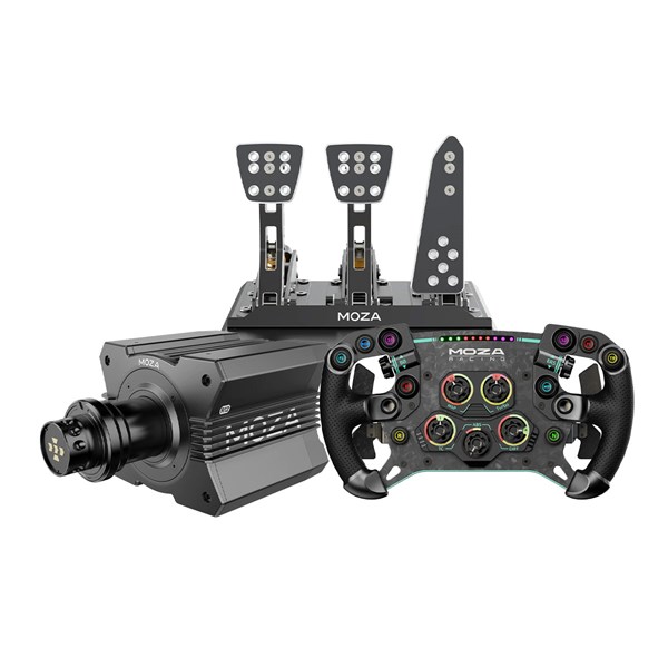 MOZA R12 + CRP Pedals + GS V2P Wheel Bundle