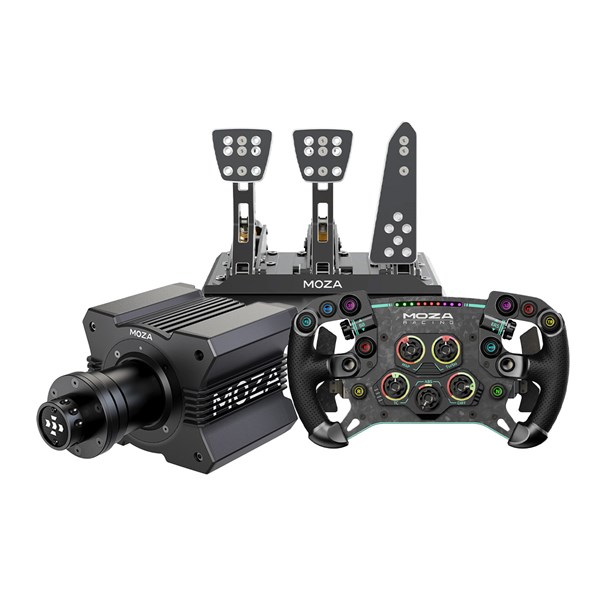 MOZA R9 V2 + CRP Pedals + GS V2P Wheel Bundle