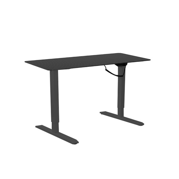 Lumi Electric Sit-Stand Desk + 1200X600mm Wood Table Top Carbon Fiber