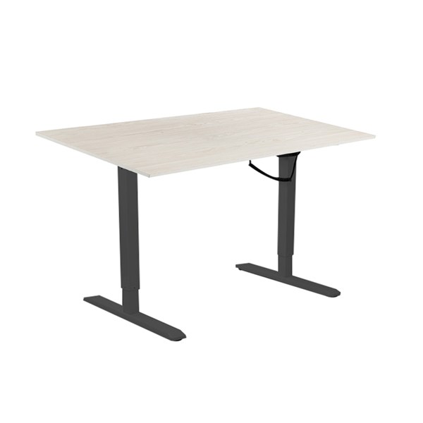 Lumi Electric Sit-Stand Desk + 1500X750mm Wood Table Top Paulownia