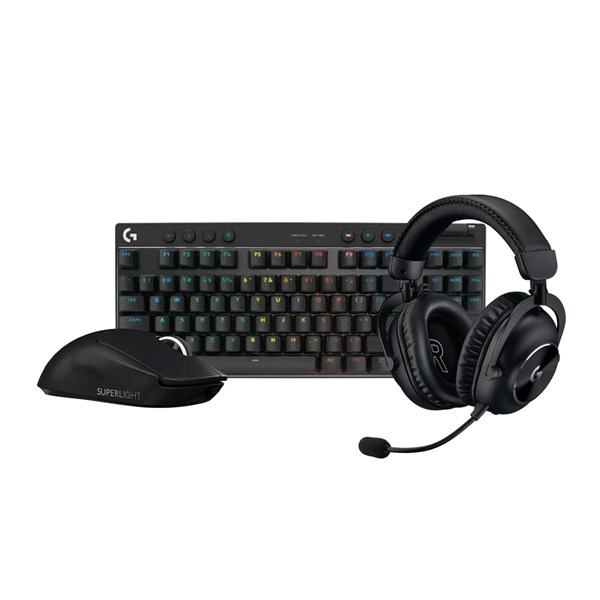 Logitech Logitech G Pro X Keyboard + Mouse + Headset Black Bundle