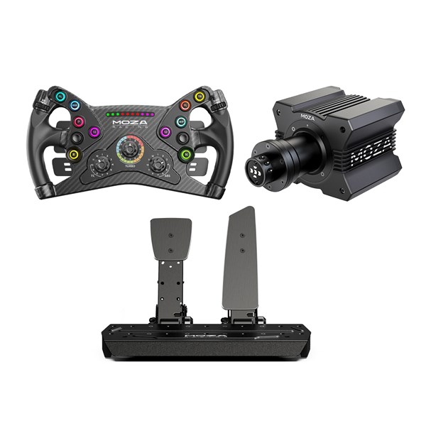 MOZA R9 V2 + SRP Pedals + KS Wheel Bundle